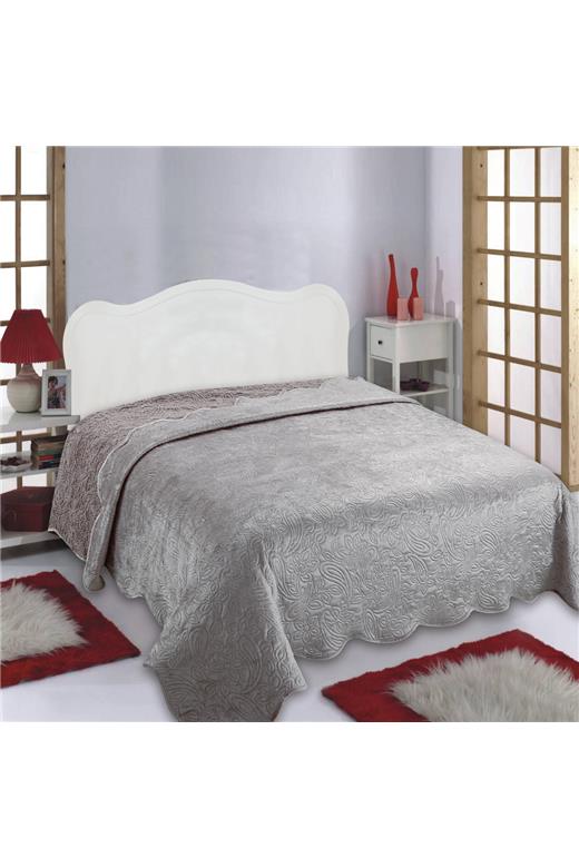 Κουβέρτα βελούδο με sherpa NX2211 (240cm x 260cm) beige