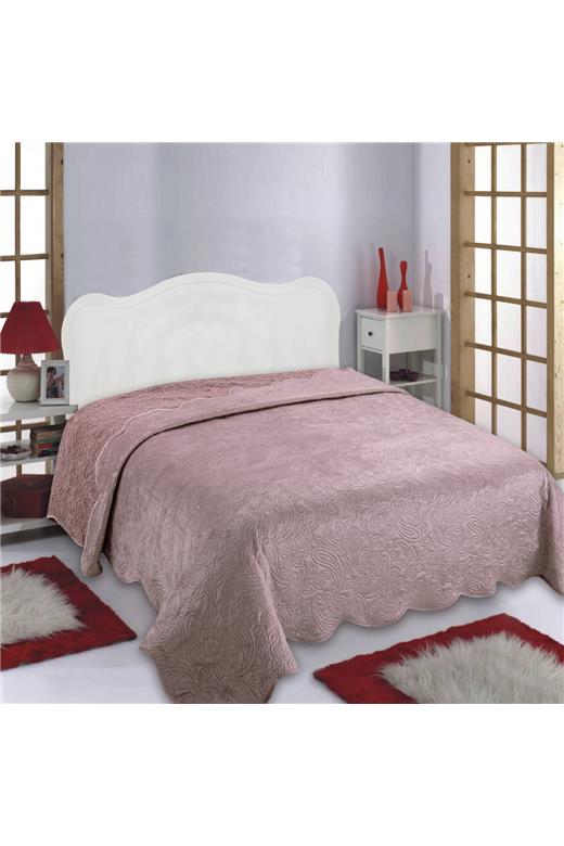 Κουβέρτα βελούδο με sherpa NX2211 (240cm x 260cm) syklamen