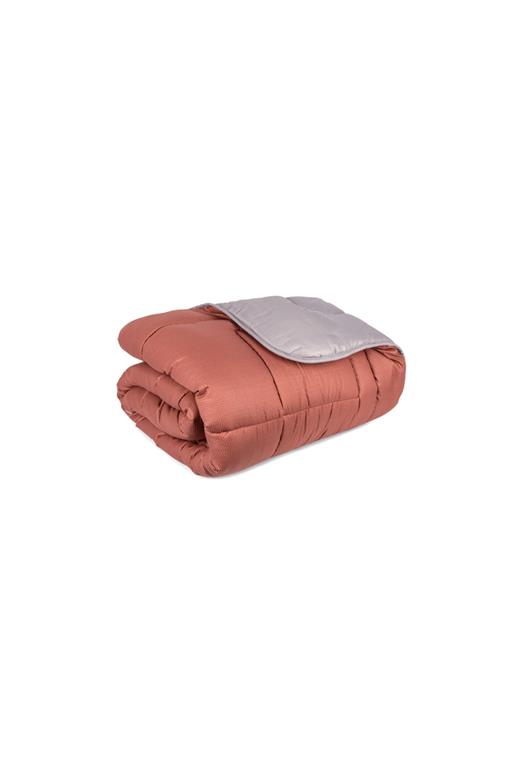 Πάπλωμα Μονό (160X240) Mcdecor Max Comfort Κεραμιδί Γκρί