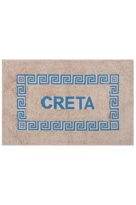 Πατάκι μαίανδρος Κρήτη (40cm x 60cm) σιέλ