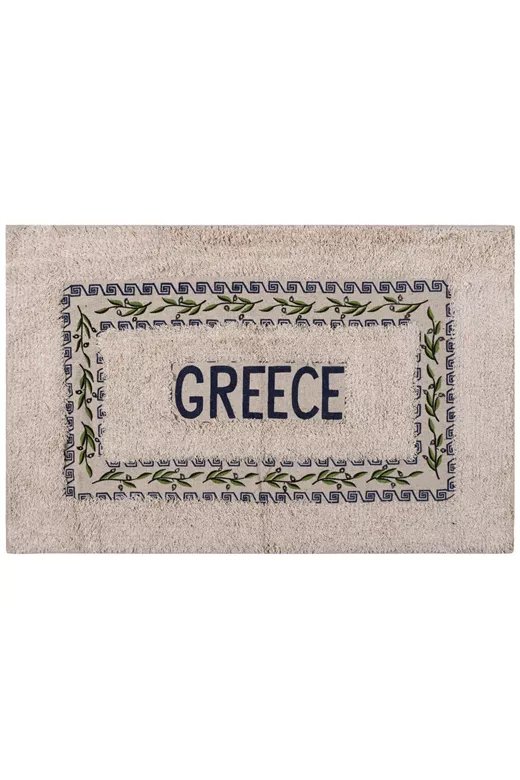 Πατάκι ελιά Greece (50cm x 80cm) μπλέ
