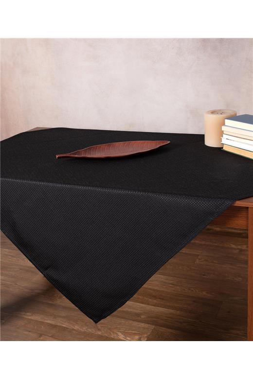 Τραπεζοκαρέ NELLY (135cm x 135cm) μαύρο