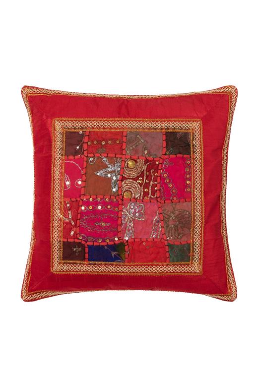 Μαξιλαροθήκη antic με φάσα (65cm x 65cm) κόκκινο