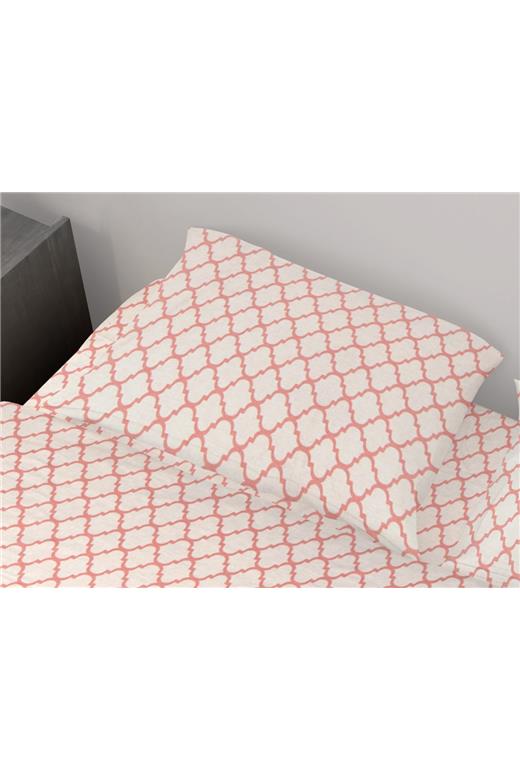 ΜΑΞΙΛΑΡΟΘΗΚΗ ΕΜΠΡΙΜΕ   Windows 161 50Χ70 White-Coral Cotton 100%