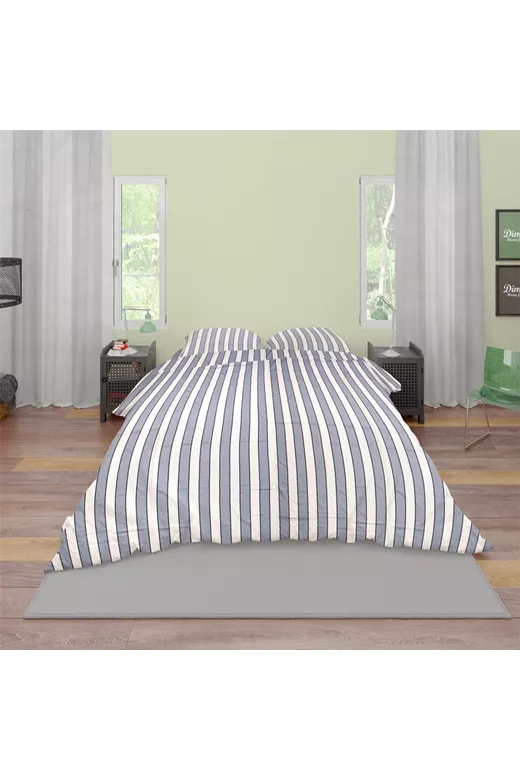 ΣΕΝΤΟΝΙΑ ΒΑΜΒΑΚΟΣΑΤΕΝ ΣΕΤ 2 τεμ. Navy 158 160Χ240 Cotton 100%