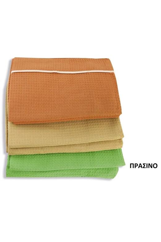 ΚΟΥΒΕΡΤΑ ΠΙΚΕ 230X260 ΠΡΑΣΙΝΟ Cotton 100%