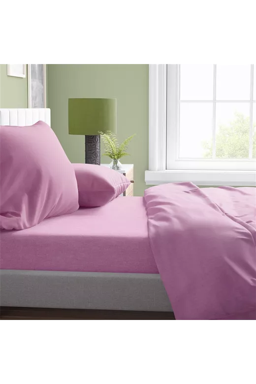 ΠΑΠΛΩΜΑΤΟΘΗΚΗ Solid 492 220Χ240 Lila Cotton 100%