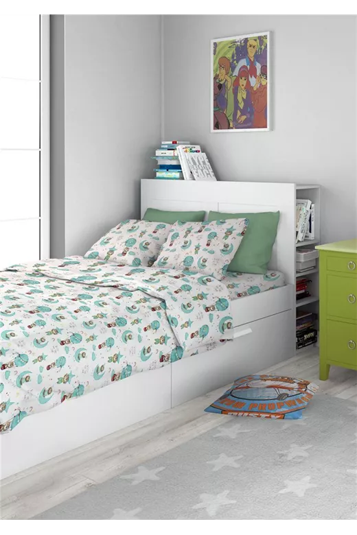 ΠΑΠΛΩΜΑΤΟΘΗΚΗ ΕΜΠΡΙΜΕ kids Reach the stars 192 160Χ240 Green Cotton 100%