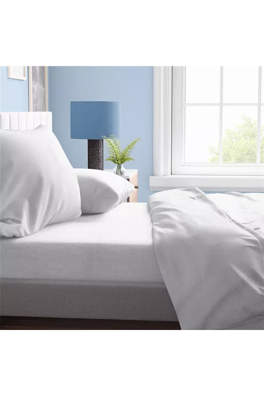 ΣΕΝΤΟΝΙΑ ΣΕΤ 4 τεμ Solid 491 220Χ240 White Cotton 100%