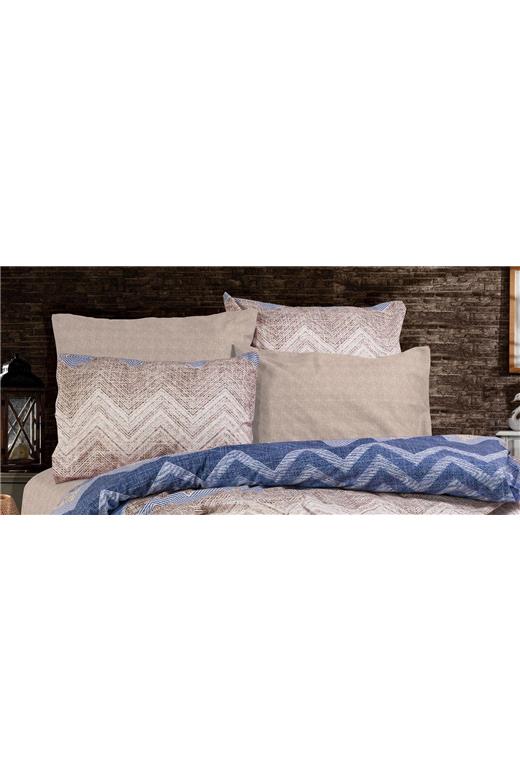 ΜΑΞΙΛΑΡΟΘΗΚΗ ΕΜΠΡΙΜΕ Αθηνά 407 50Χ70 Beige-Blue Cott/Pol 70/30