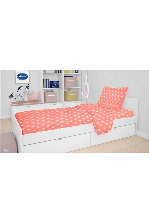 ΠΑΠΛΩΜΑΤΟΘΗΚΗ ΕΜΠΡΙΜΕ kids Star 34 160X240 Coral Cotton 100%
