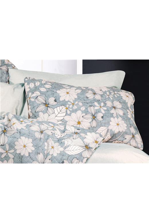 ΜΑΞΙΛΑΡΟΘΗΚΗ ΕΜΠΡΙΜΕ Ήρα 425 50Χ70 White-Denim Blue Cott/Pol 70/30