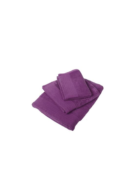 ΠΕΤΣΕΤΑ  ΠΕΝΙΕ 500 gsm 40Χ60 ΣΚΟΥΡΟ ΜΩΒ Cotton 100%