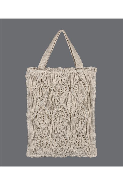 Πλεκτή τσάντα (33cm x 44cm) 4