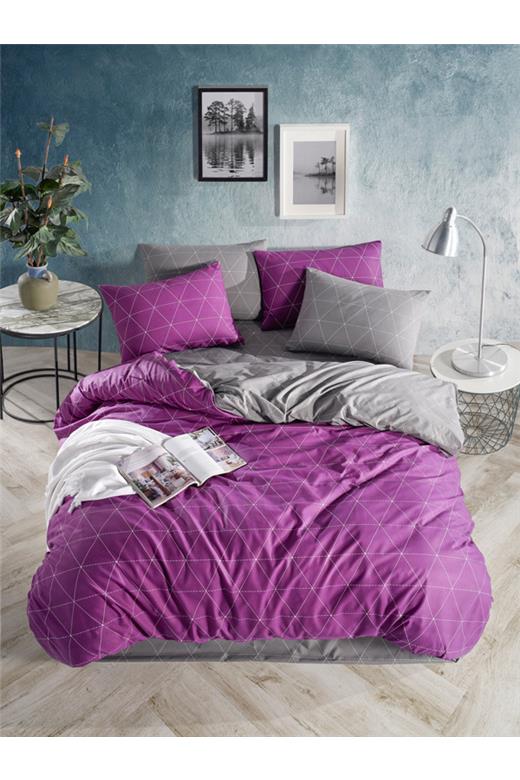 Παπλωματοθήκη Μονή (Σετ) (160X240) Mcdecor Dream Mauve