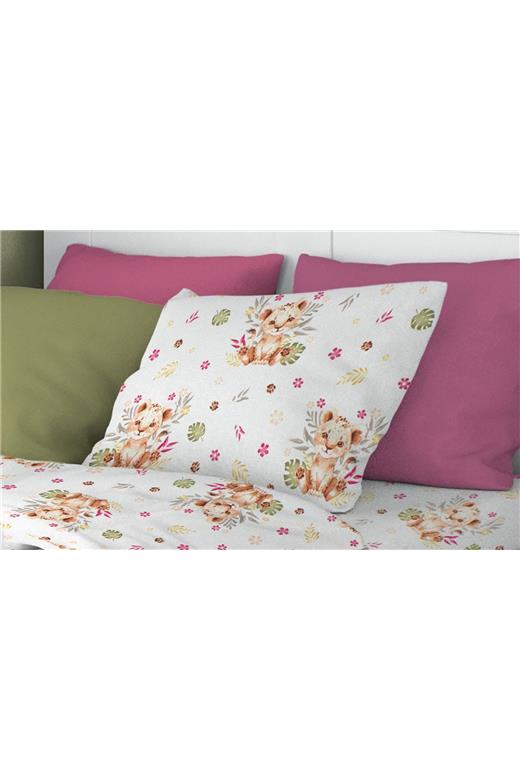 ΜΑΞΙΛΑΡΟΘΗΚΗ ΕΜΠΡΙΜΕ kids Lion Cub 530 50X70 Beige Cotton 100%