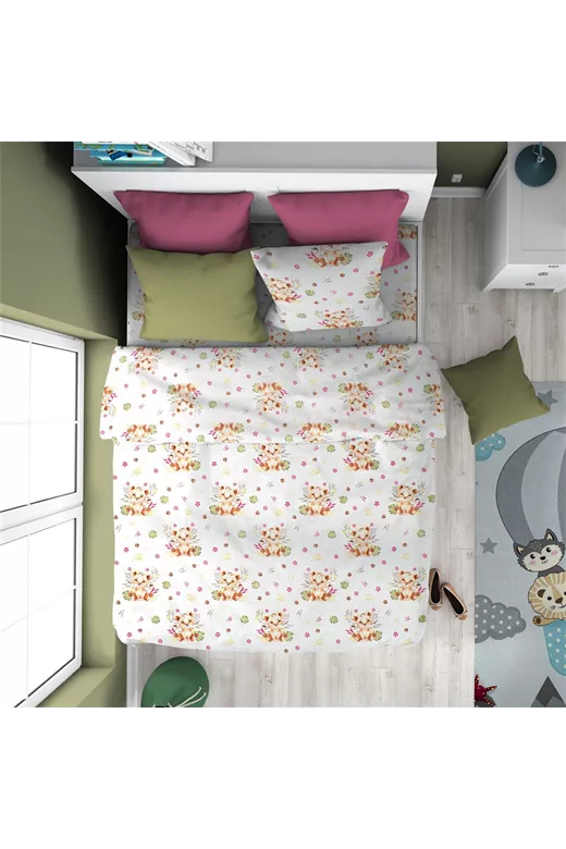 ΠΑΠΛΩΜΑΤΟΘΗΚΗ ΕΜΠΡΙΜΕ kids Lion Cub 530 160X240 Beige Cotton 100%