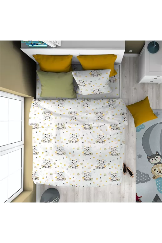 ΠΑΠΛΩΜΑΤΟΘΗΚΗ ΕΜΠΡΙΜΕ kids Lion Cub 531 160X240 Grey Cotton 100%