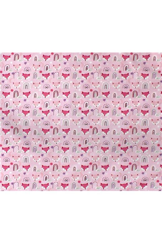 ΣΕΝΤΟΝΑΚΙ ΛΙΚΝΟΥ bebe Fox 525 80X110 Pink Cotton 100%
