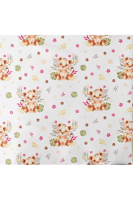 ΣΕΝΤΟΝΑΚΙ ΛΙΚΝΟΥ bebe Lion Cub 530 80X110 Beige Cotton 100%