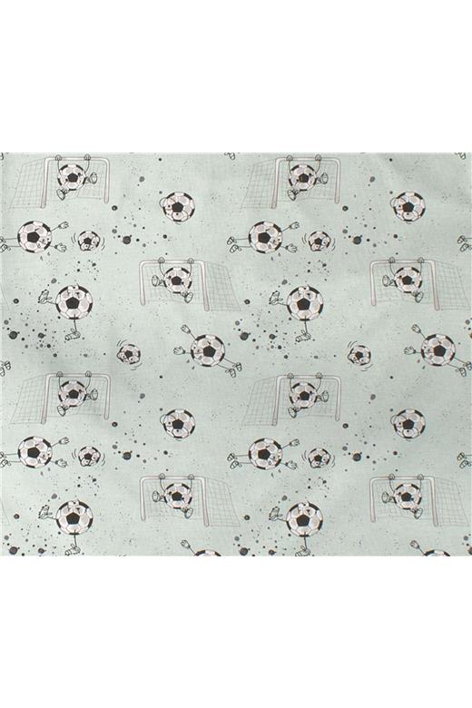 ΣΕΝΤΟΝΑΚΙ ΛΙΚΝΟΥ bebe Football 522 80X110 Mint Cotton 100%