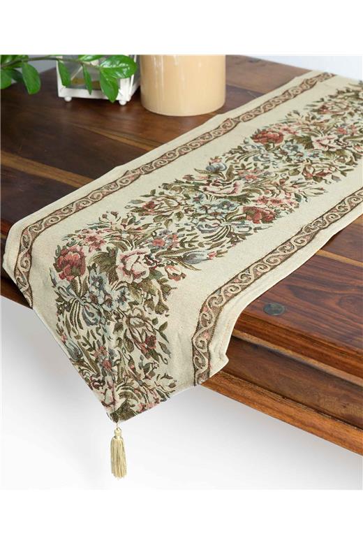 τραβέρσα  (33cm X 125cm)  xm015 ivory