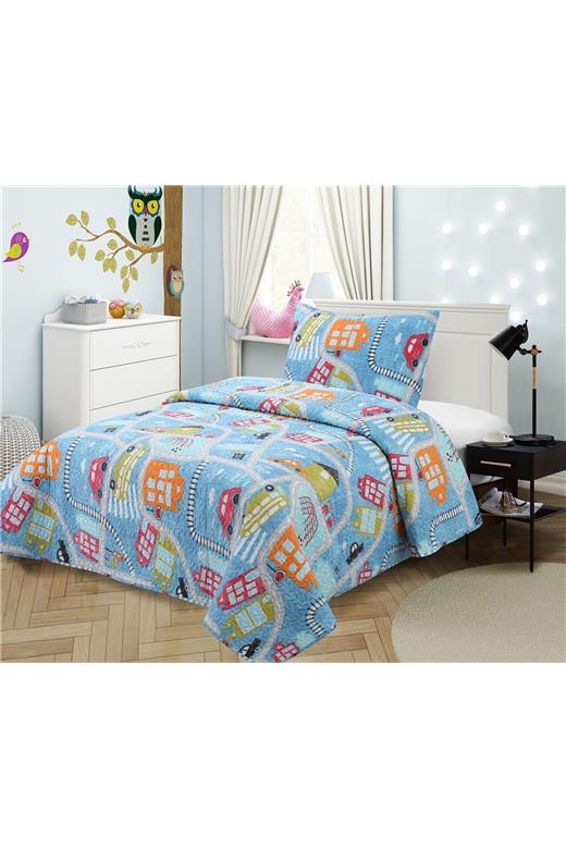 ΚΟΥΒΕΡΛΙ ΣΕΤ 2 τεμ kids ΕΜΠΡΙΜΕ 415 160X220 100% Microfiber