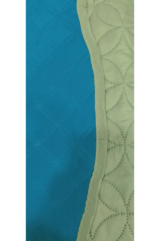 Σετ κουβερλί διπλής όψης microfiber Star Petrol-Green