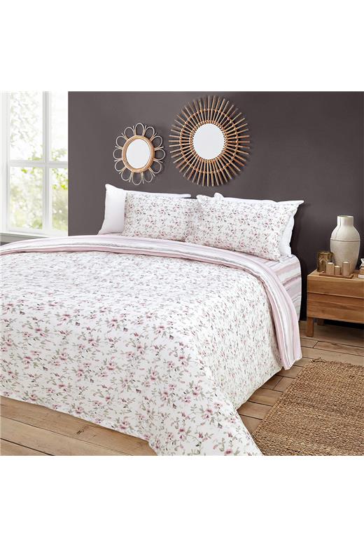 LINO ΣΕΤ ΠΑΠΛΩΜΑΤΟΘΗΚΗ AGNE ROSE  FLANNEL 160Χ240