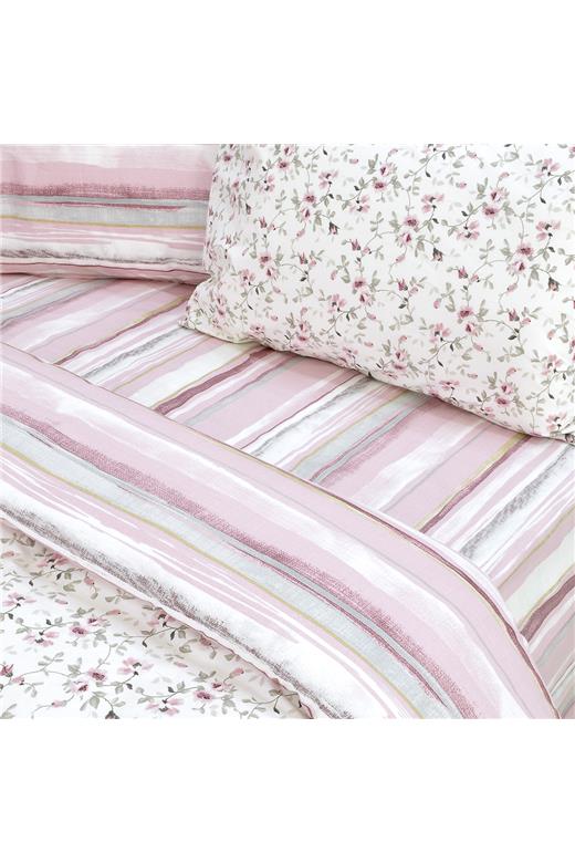 LINO ΣΕΤ ΠΑΠΛΩΜΑΤΟΘΗΚΗ AGNE ROSE  FLANNEL 160Χ240