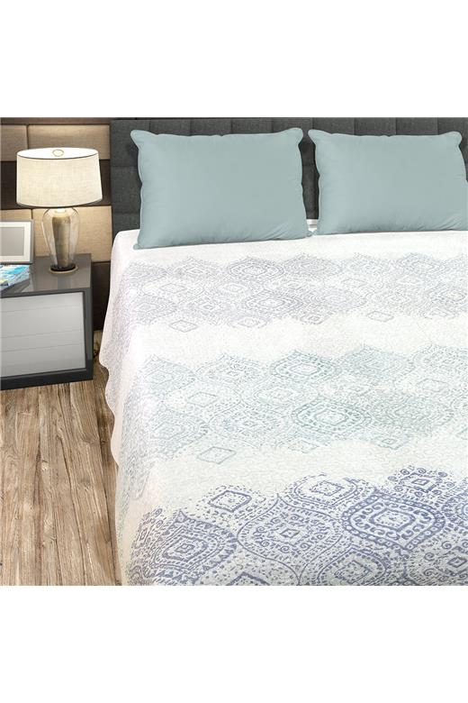 LINO ΚΟΥΒΕΡΛΙ SERY WHITE-GREY 220X240