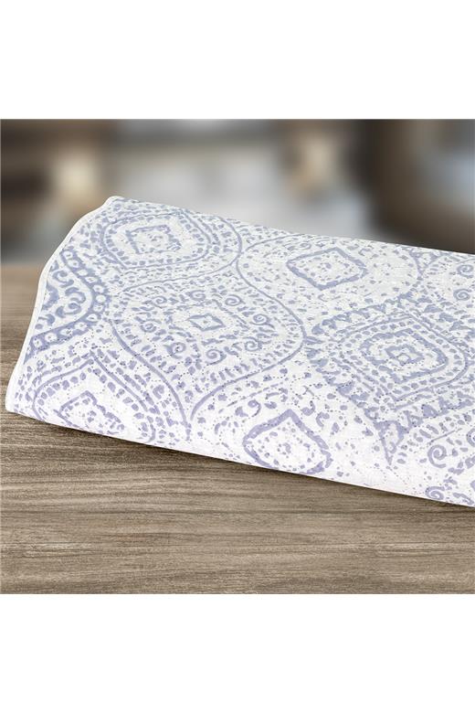 LINO ΚΟΥΒΕΡΛΙ SERY WHITE-GREY 220X240