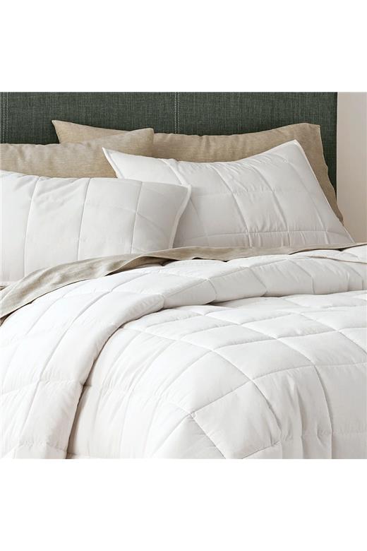 LINO ΠΑΠΛΩΜΑ DESSAN WHITE 220X240/80% ΠΟΥΠΟΥΛΟ-20%ΦΤΕΡΟ