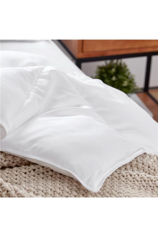 LINO ΠΑΠΛΩΜΑ DESSAN WHITE 220X240/80% ΠΟΥΠΟΥΛΟ-20%ΦΤΕΡΟ
