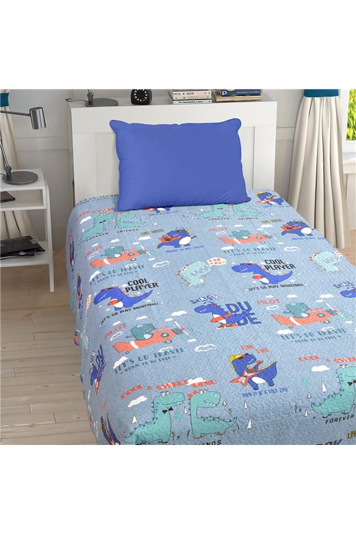 LINO ΚΟΥΒΕΡΛΙ JURASSIC GREEN-GREY  160X220