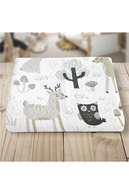 LINO ΚΟΥΒΕΡΛΙ CLEVER FOX GREY 160X220