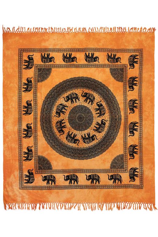Pestemal διπλό (220cm x 240cm) 19 πορτοκαλί