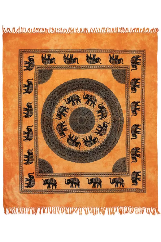 Pestemal διπλό (220cm x 240cm) 19 πορτοκαλί