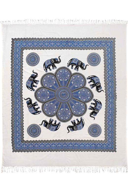 Pestemal διπλό (220cm x 240cm) 21 μπλέ