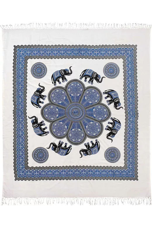 Pestemal διπλό (220cm x 240cm) 21 μπλέ