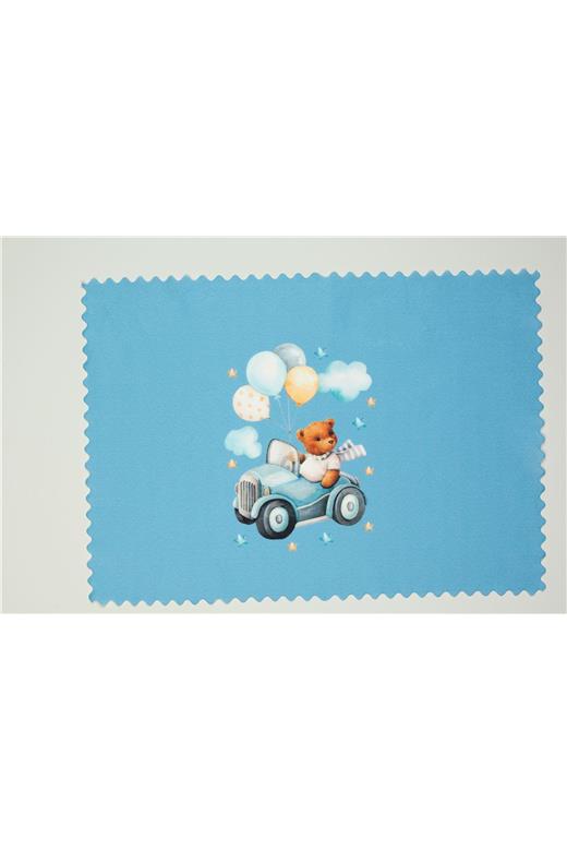 Σουπλά Φαγητού bebe Cute Driver 58 35 X 50 Μπλε Υφασμάτινο