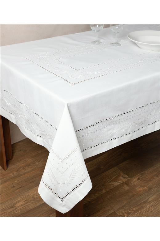 Τραπεζομάντηλο 601 (175cm x 315cm) λευκό