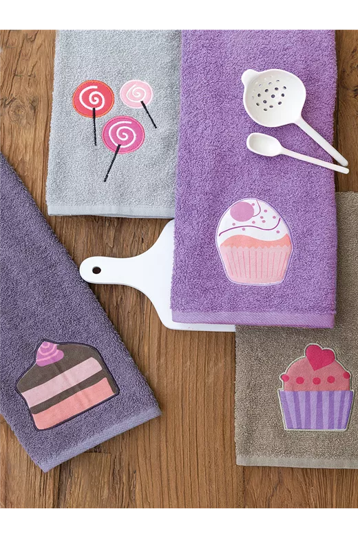 Σετ 4 Πετσέτες Κουζίνας Kitchen Towels 40x70 KT250