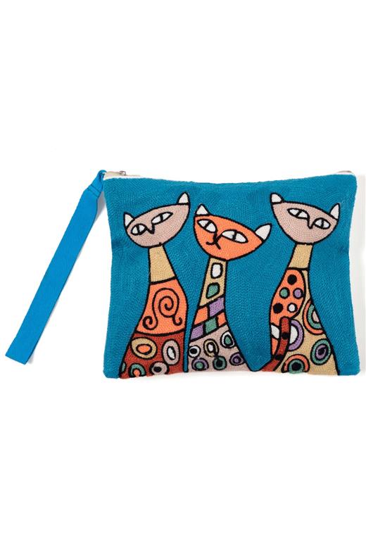Πορτοφόλι αλυσοβελονιά (19cm x 25cm) πολύγαζο k10