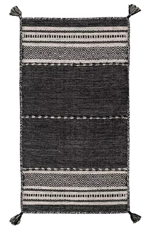 Χαλί Βαμβακερό Mykonos Grey KoulisCarpets