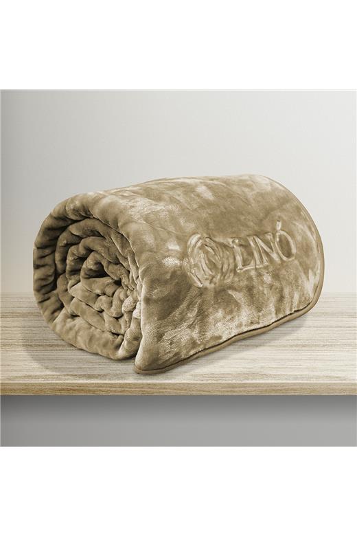 LINO ΚΟΥΒΕΡΤΑ VELLUT MOCCA 220X240