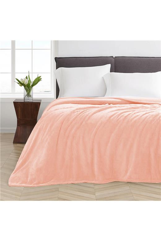 LINO ΚΟΥΒΕΡΤΑ ΒΕΛΟΥΤΕ PELLO OLD PINK 220X240
