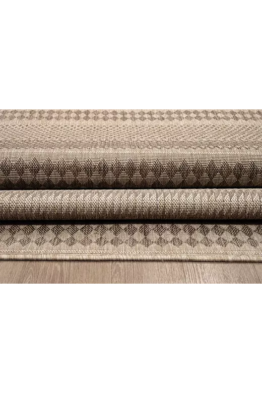 ΧΑΛΙ ETHNIK  202668C BROWN/CARAMEL BEIGE - 070X140  NewPlan
