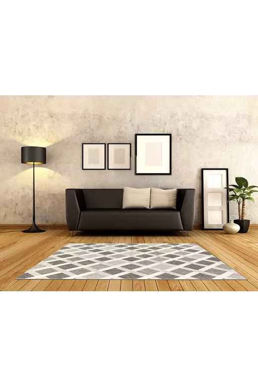 ΧΑΛΙ ETHNIK 3729D GREY-ECRU - 070X140  NewPlan