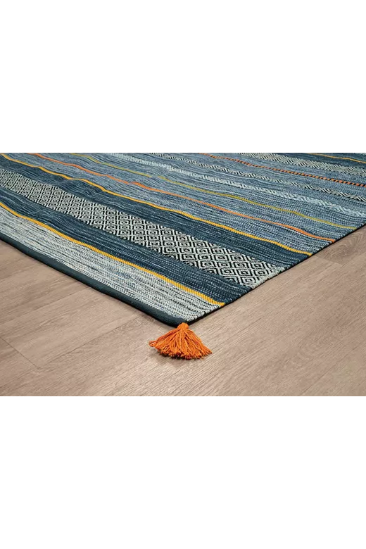 ΧΑΛΙ ANTIQUE KILIM  ΧΕΙΡΟΠΟΙΗΤΟ 7070 BLUE - 200X285  NewPlan